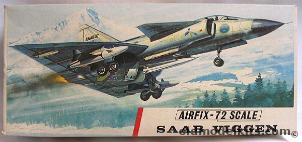 Airfix 1/72 Saab AJ-37 Viggen - T3 Logo Issue, 395 plastic model kit